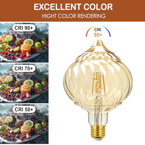 4W Filament 2700K Warm Lights (Golden Pumpkin Warm White(non-dimmable))