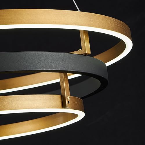 LED Ring Chandelier Dimmable Round Chandelier Circular