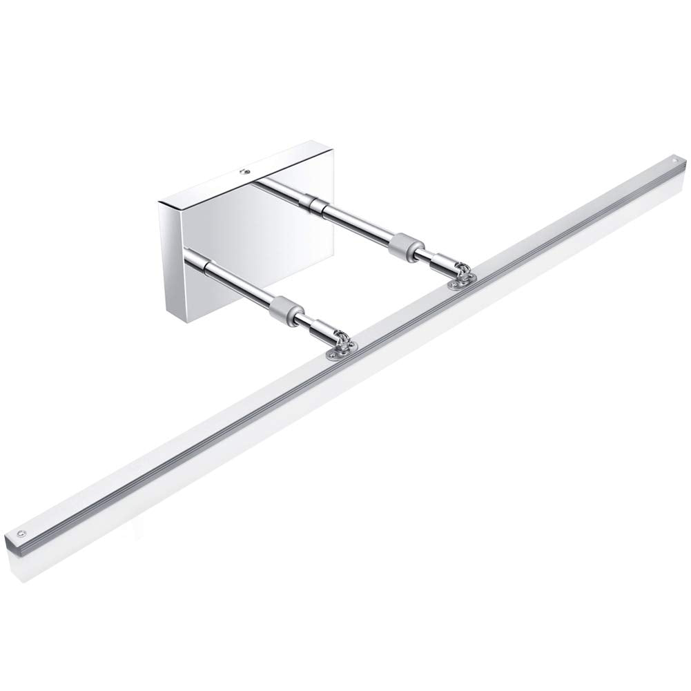 31.5 inch LED Vanity Lights Adjustable Bathroom Light Fixtures Bathroom Lighting Fixture Over Mirror Chrome Modern Vanity Lighting 5500K (Chrome / 31.5 in)