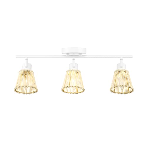 64000043 22" 3 (White, Bamboo)