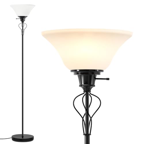 Floor Lamps for Living Room (Jet Black)