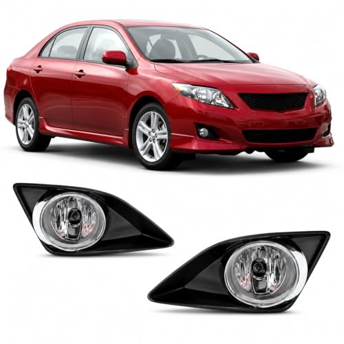 Front Fog Lamps Assembly Compatible with Corolla Altis 2008 2009 2010 (Fit for Corolla Altis 2008-2010)