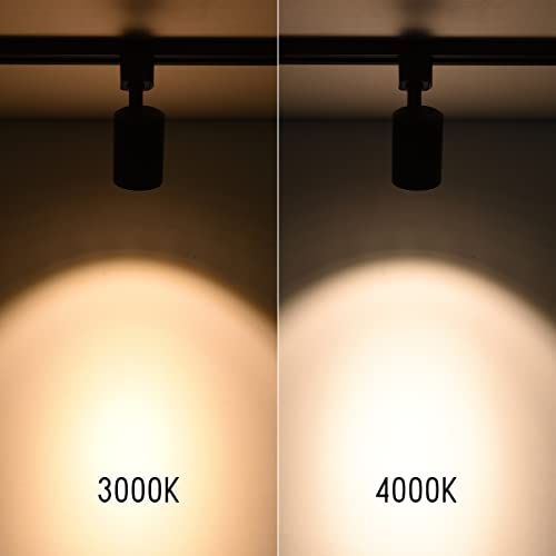 12 Pack H Type LED Track Lighting Heads 6.5W 4000K Neutral White (4000K Neutral White)