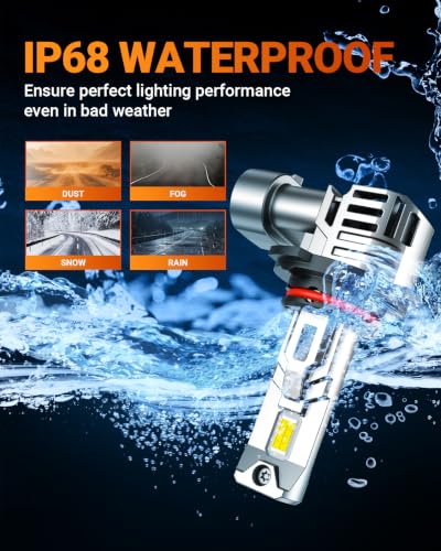 S1 Pro 9005 9006 LED Bulbs Combo (S1P 9005+9006/HB4)