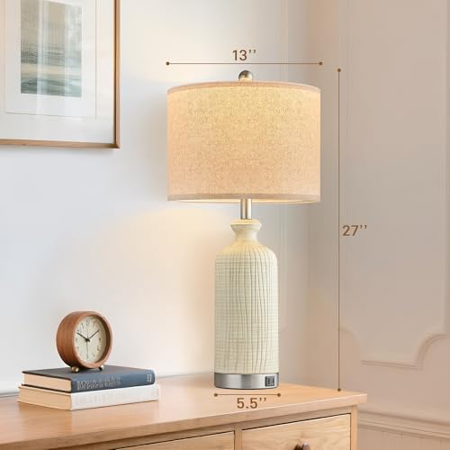 Living Room Lamps Set of 2 (Beige)