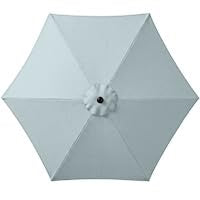 7.5ft Solar Umbrella LED Lighted Patio Umbrella