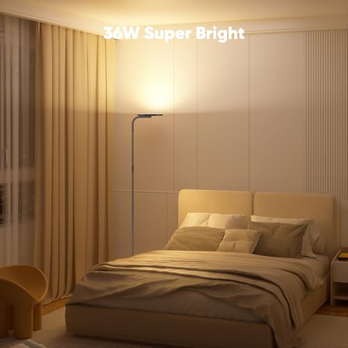 36W LED Floor Lamp (Gunmetal Gray)