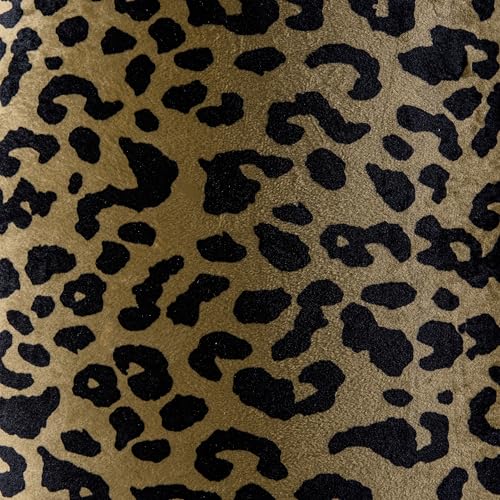 Leopard Lamp Shade Set of 1 (11"×13"×10"-1 Pc / Multi - Leopard Fabric)