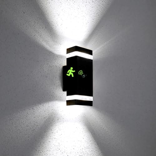 Motion Sensor Outdoor Wall Lights (1 Pack / 1 Layer)
