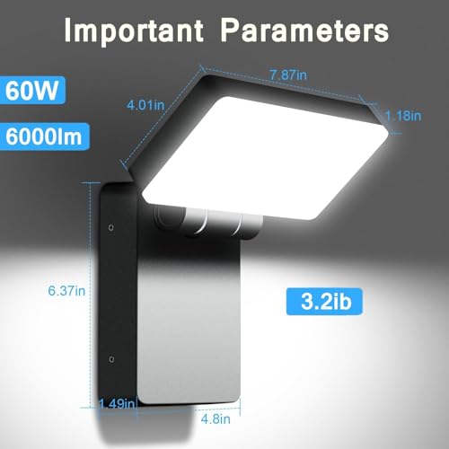 60W Modern LED Flood Light 5000K (Medium/60-1)