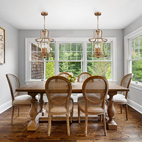4 Light Pendant Light Lantern Chandelier Light Fixture