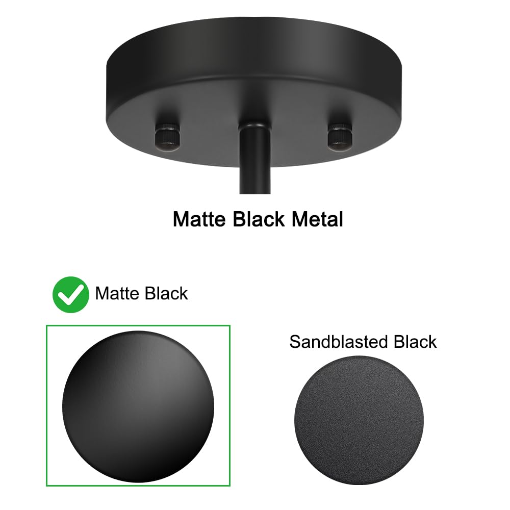 Black Crystal Ceiling Light Fixture (12in - 3 light - B / Black)