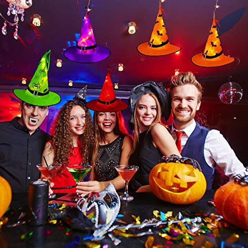 Halloween Witch Hat Lights Decorations Outdoor