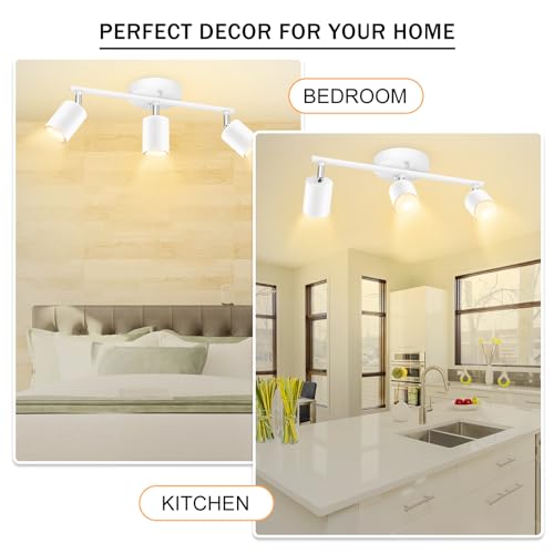 LED 3 Light Track Lighting Kit (3 Light-white)