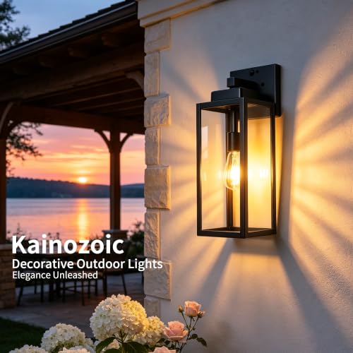 19 Inch Motion Sensor Dawn to Dusk Outdoor Sensor Light Fixture Waterproof Porch Lights Anti (19 Inch)