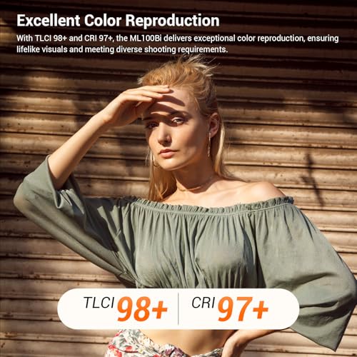 ML100Bi 100W Portable LED Video Light