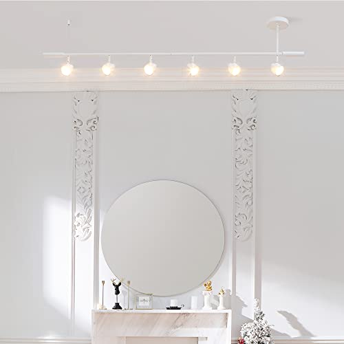 64000054 6 Light Adjustable Height Track Lighting (Matte White, Eastwood)