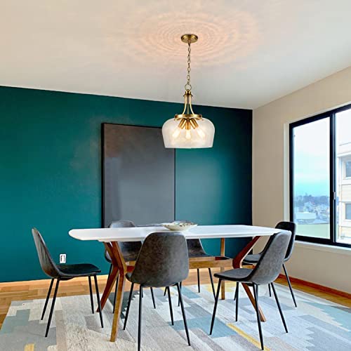 Glass Ceiling Light Fixture Modern 3