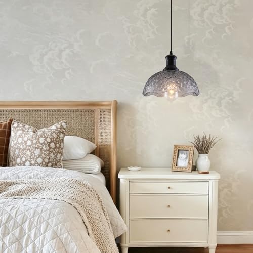 Vintage Glass Pendant Light
