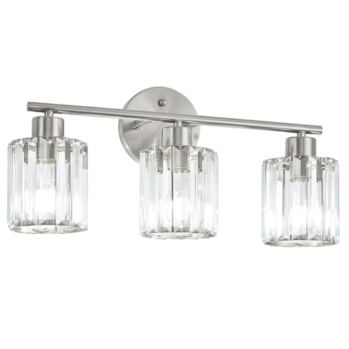 Modern Crystal Bathroom Light Fixtures
