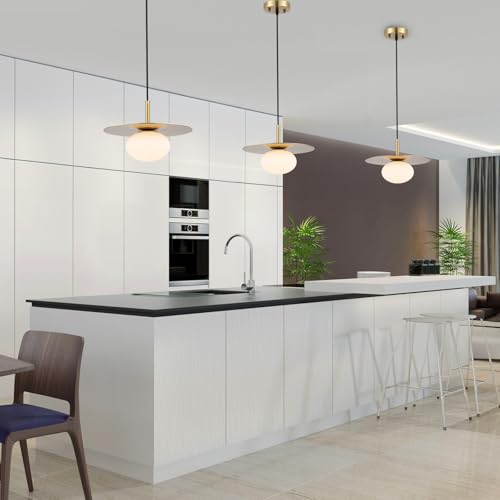Modern Pendant Lighting 11.81" Dome Industrial Farmhouse Hanging Ceiling Light Fixture Kitchen Island Dinning Room Bedroom