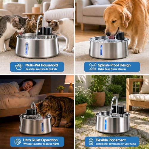 Selene Dog Water Fountain (4L/134oz)