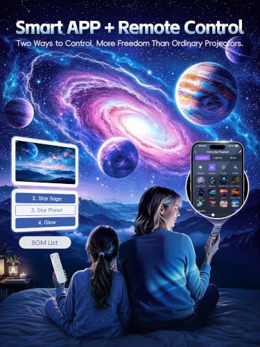 3D Galaxy Projector (Multicolor)