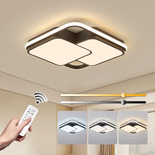 Modern LED Ceiling Light Fixture (2Square-B)