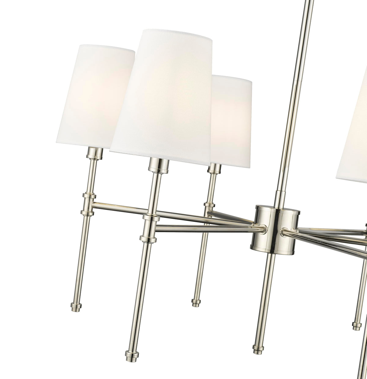 16106 PN Adorra 25.75" Wide 6 (Polished Nickel / (6-Light) 25.75-Inch)