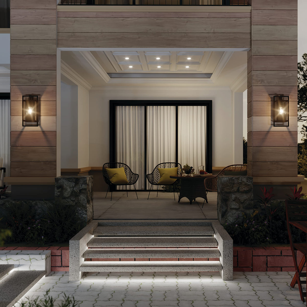 Goson Outdoor Wall Sconce Light (16")