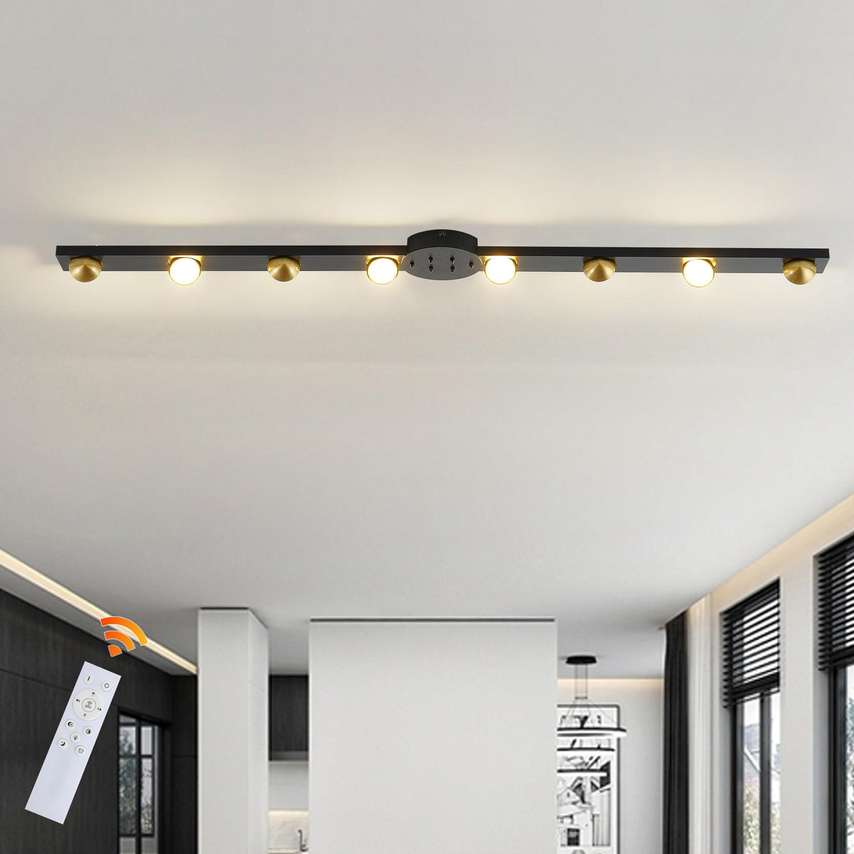 Modern Ceiling Light Track Lighting (Black)