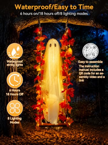 Halloween Decorations Outdoor Indoor (Medium Plus ghost)