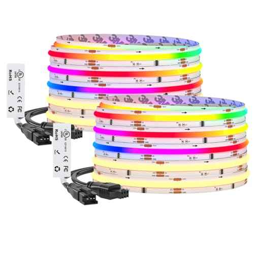 32.8FT WS2814 Smart IC RGBW 3000K DC24V COB LED Strip Light (32.8FT)
