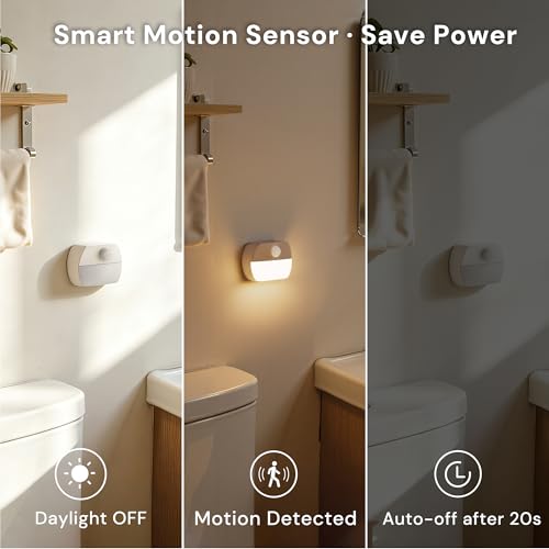 Motion Sensor Step Lights Indoor (Soft White / 6 Pack)