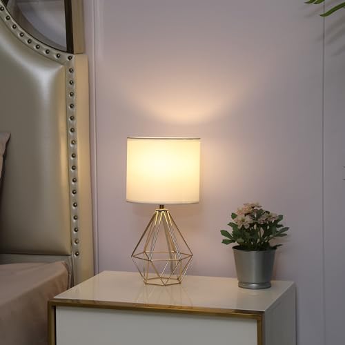 Small Gold Table Lamp Set of 2 (Gold 2 pack)