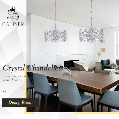 12" Chrome Crystal Chandelier (Small Chrome)