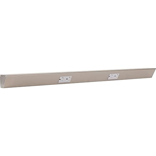 Task Lighting TR Series Angle Power Strip (36 Inch / Satin Nickel)