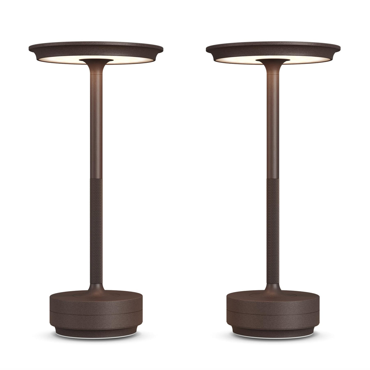 2 Pack Cordless Table Lamps Rechargeable (Rust / 2 Pack)