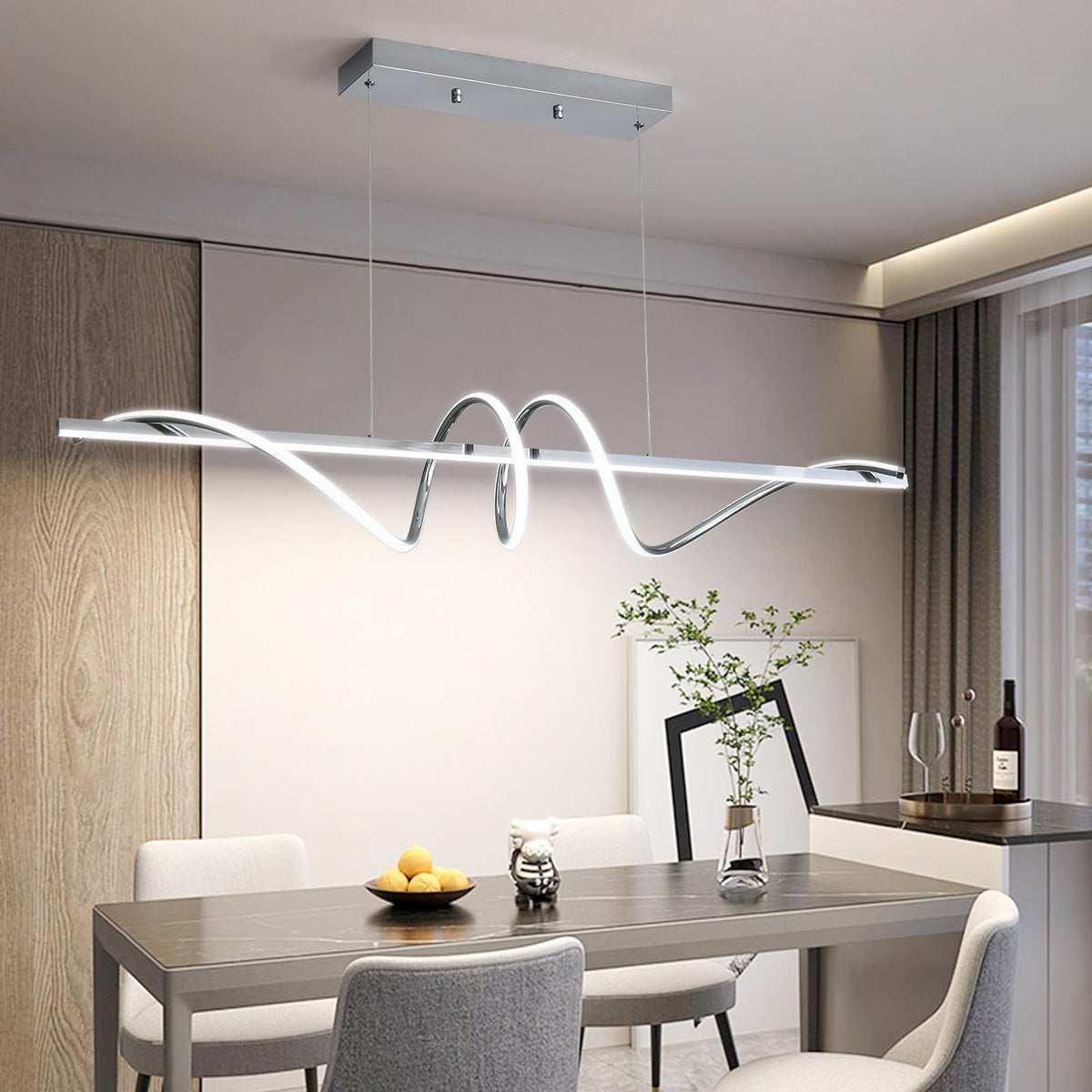 Modern Ceiling Chandelier Light (Aa / 47IN)