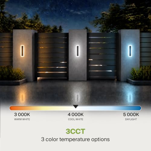 18" LED Linear Wall Sconce (Black)