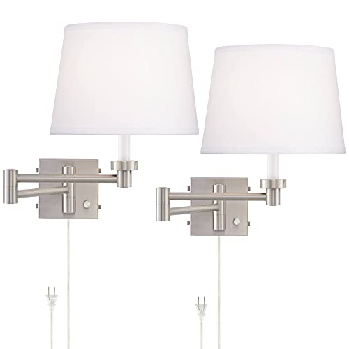 Vero Brushed Nickel Swing Arm Plug
