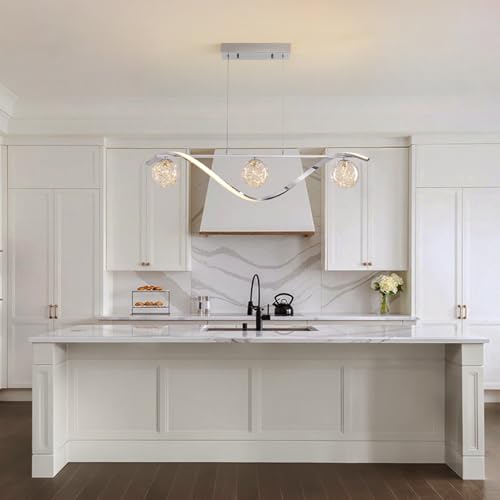 40" Dimmable Kitchen Island Lighting (Chrome)