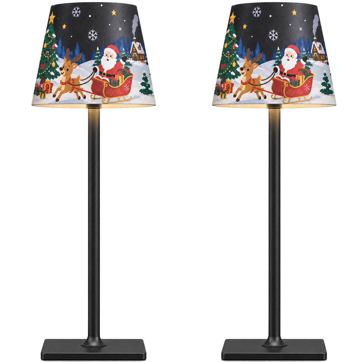 Black Rechargeable Cordless Table Lamp