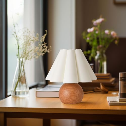 Cute Small Table Lamp (Beige+Brown)