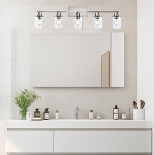 5 Light Track Lighting Kit Brushed Nickel Kitchen Track Lighting (Brushed Nickel / 5 Lights)