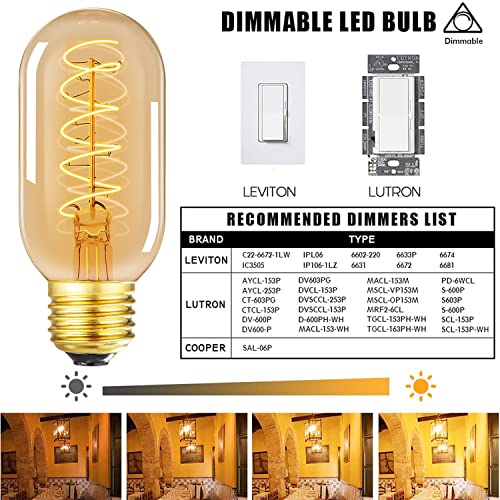 T10 Amber Led Bulbs