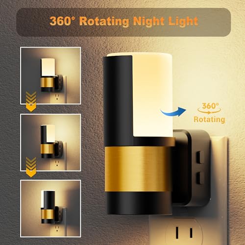 Plug in Night Light (Black)