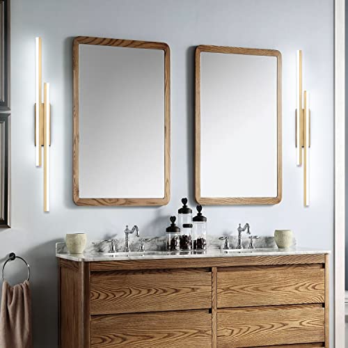 48 Inch Bathroom Light Fixtures Brushed Gold Vanity Light Bar LED Modern Bath Lighting Over Mirror Dimmable (Gold-Dimmable / 48inch)
