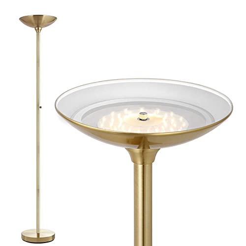 Torchiere Floor Lamp Gold (Gold Torchiere Floor Lamp)