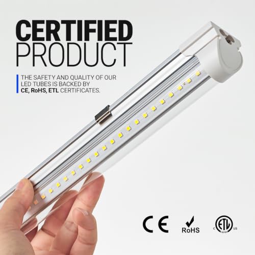 T8 LED Shop Lights (6500k / 3ft-6 Packs)